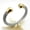 Silver Gold, variant on Fashion cable twisted wire steel Bangle Stainless Steel Bangle Cuff Bracelet-Silver