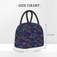 thumbnail image 2 of Salouo Cute Line Fish for Insulated Lunch Bag for Women/Men - Leakproof Cooler Tote Bag Organizer - Reusable Lunch Box for Office Picnic Hiking Beach-One Size, 2 of 6