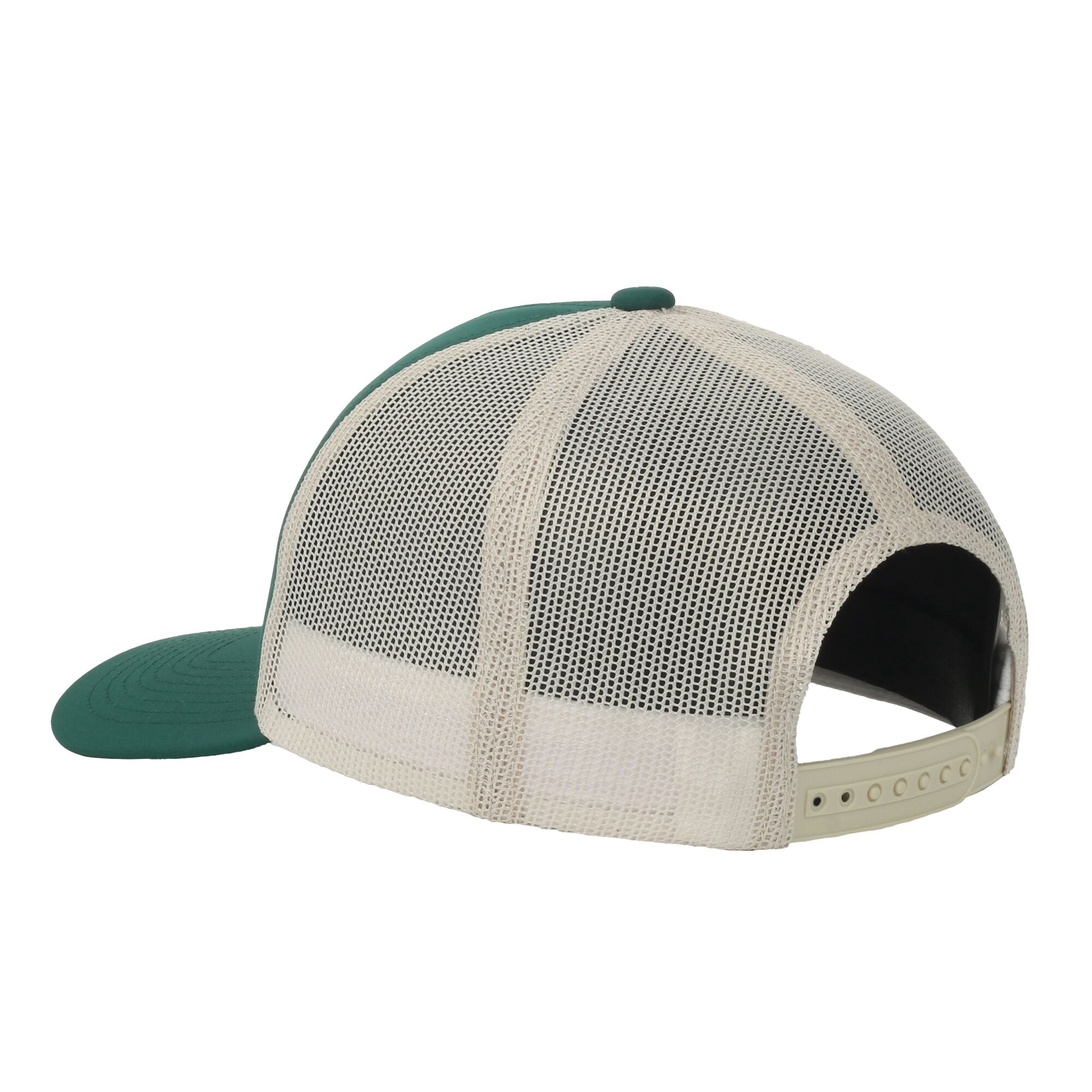 Green/Putty Trout 5-Panel Fishing Cap – Structured, Embroidered, Snapback, One Size