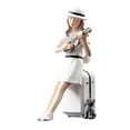 thumbnail image 2 of Chic Girl Figurine Resin Craft Sculpture Decorative Maiden Figure Statue for Desk Arrangement ation - Playing the Ukulele, 2 of 9
