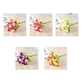 thumbnail image 3 of 15 Heads Small Bud Artificial Rose Bract Silk DIY Wed Home Christmas Photo Prop, 3 of 11