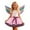 C-Hot Pink381, variant on DHFJKG Girls Tutu Skirts Polka Dot Layered Bowknot Mini Mesh Skirt With Wings 2PCS Set Party Carnival Dance Performance Ballet Versatile Skirt