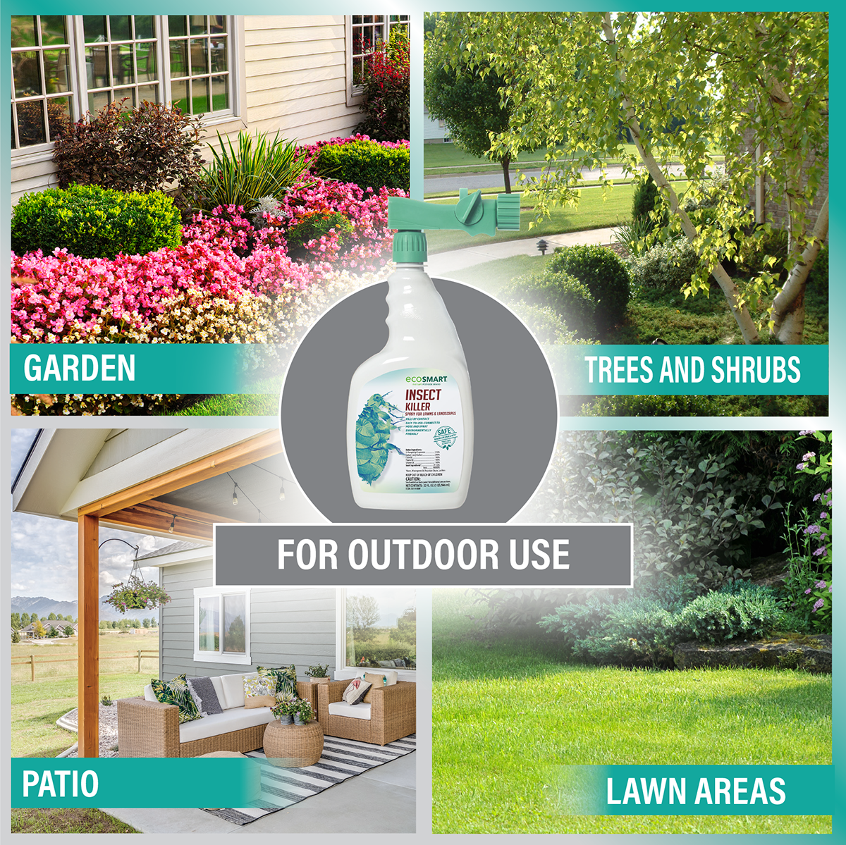 EcoSMART Insect Killer for Lawns and Landscapes, 32-Ounce (Hose End)