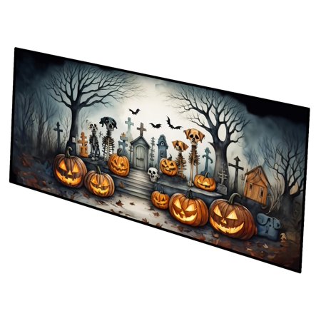 Pet Cemetery Spooky Halloween Indoor / Outdoor Runner Mat 28x58 58 in x 28 in