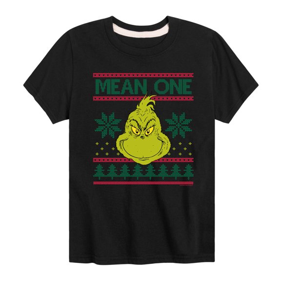 Dr. Seuss - The Grinch Mean One - Toddler And Youth Short Sleeve Graphic T-Shirt