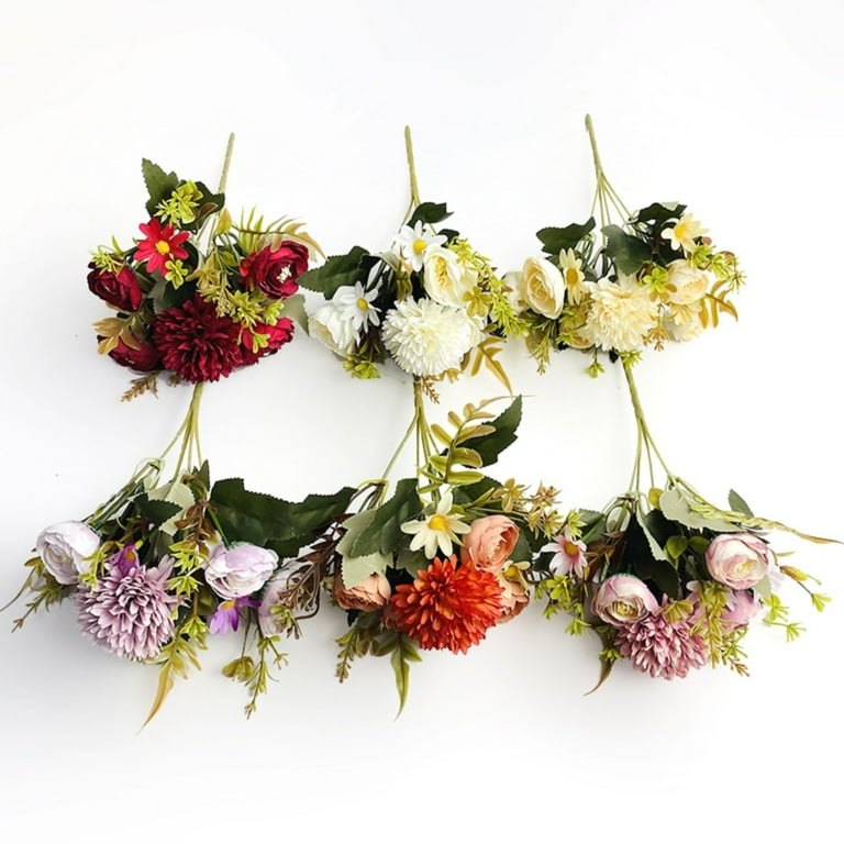 ZXNWN Artificial flowers Red Sale!Artificial Rose Branch