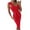 Red, variant on Odeerbi Dresses for Women 2025 One Shoulder Dresses Elegant Erogenous Solid Slimming Sleeveless Bandage Hip Wrap Pink