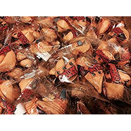 Hand Dipped Fortune Cookie - 100 Individually Wrapped Traditional Fortune Cookies