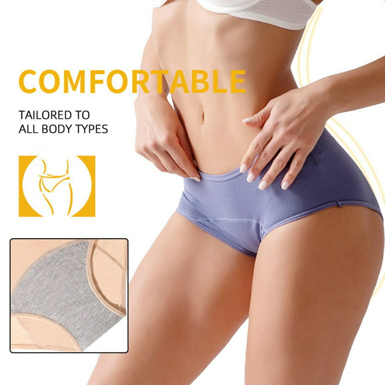 Period Underwear for Women Leak Proof Cotton Overnight Menstrual Panties  Briefs