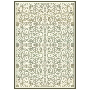 Safavieh Martha Stewart 8' x 11'2" Rug in Ivory and Green