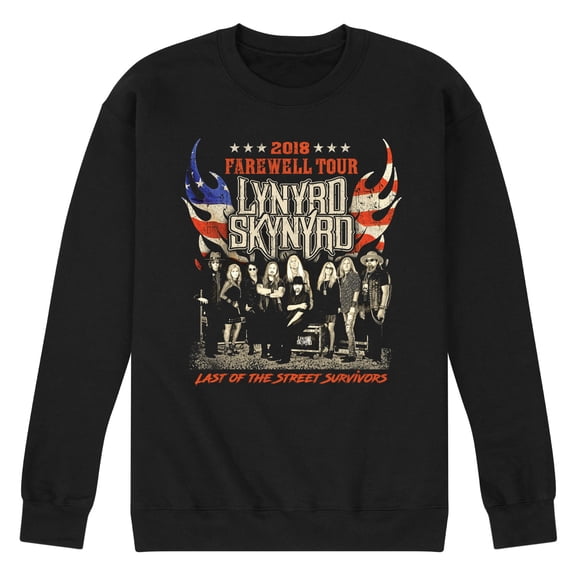 Lynyrd Skynyrd - Farewell Tour 18 - Men's Crew Neck Fleece Pullover