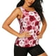 thumbnail image 2 of Fotbe Rose Blusas Sin Mangas para Mujer – Estilo Casual, Corte Suelto, Slim-Fit, Cuello Redondo Deportivo, Tops de Verano para Gimnasio y Yoga-Small, 2 of 7