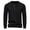 Black, variant on Npasoilc Tops for Men Classic Vintage Waffle Long Sleeve Round Neck 4-Button Up Breathable Henly Blouse Solid Color Casual Loose T-Shirts