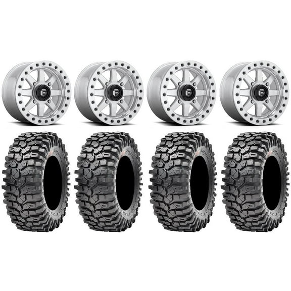 Fuel Maverick Bdlk Mh 15" Wheels 35" Roxxzilla Tires Can-Am Maverick X3 / Honda Pioneer 1000 / Talon