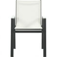 thumbnail image 7 of Meridian Furniture Nizuc Off White Fabric Outdoor Patio Dining Chair (Set of 2), 7 of 7