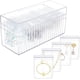thumbnail image 1 of Organizador de joyas de acrílico transparente con 20 bolsas de joyería portátiles transparentes, organizador de almacenamiento de joyas, caja de joyería, organizador de viaje, estuche de joyería, 1 of 9