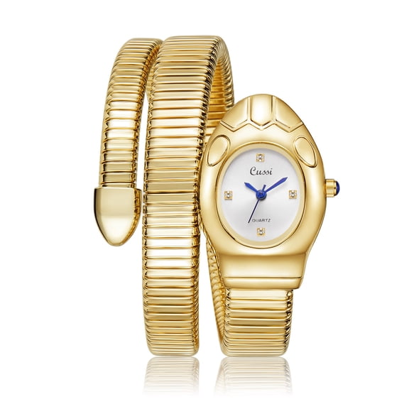 Women's watches are hot-selling, featuring creative snake-shaped bracelet watches, unique snake head quartz watches, and women's wristwatches