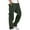 Army Green, variant on Tuphregyow Men's Cotton Drawstring Wide Leg Baggy Pants Solid Lightweight Multi-Pocket Pants Outdoor Cargo Jogger Pants Work Hiking Loose Straight Trousers Brown XL
