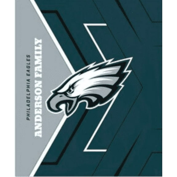 Personalized NFL Official Blanket– Custom NFL 60x80 Mink Throw. Adult, Teen, Tween, Unisex. Walmart Custom. Rectangle Weighs 2.06 lb.