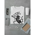 thumbnail image 3 of Sketch Of Cat And Dog Dancing T-Shirt Men -Image by Shutterstock, Male 4X-Large, 3 of 4
