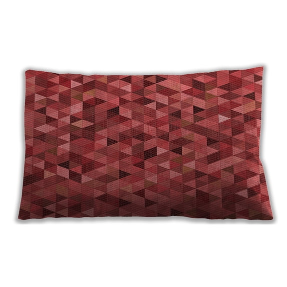 Ahgly Company Indoor Rectangular Contemporary Lumbar Throw Pillow, 13 inch by 19 inch
