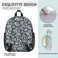 thumbnail image 5 of Students Sports Backpack - Basketball, Tennis, Football Print, Adjustable Straps, Water-Resistant Oxford Fabric for Students and Teens, 5 of 6