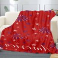 thumbnail image 6 of Anckoeil Independence Day Printed Flannel Blanket Conditioning Blanket Sofa Blanket Nap Conditioning Sheet Blanket Holiday Gift, 6 of 8