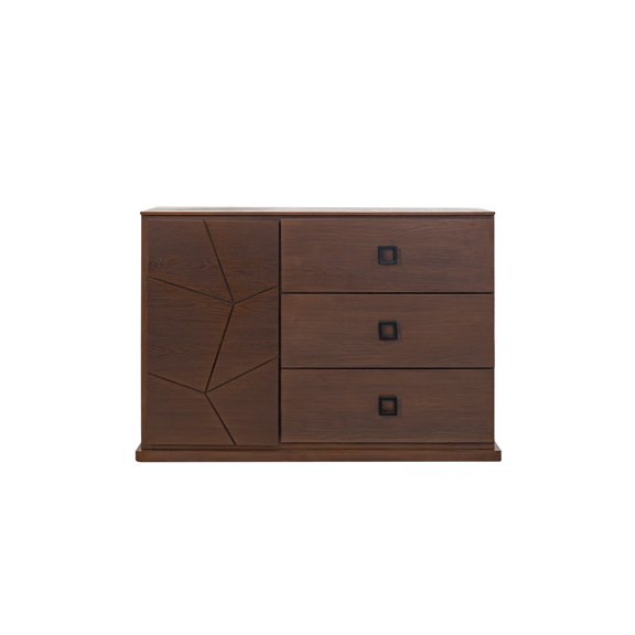 Comoda Cajonera Eloria Nogal Kessa Muebles