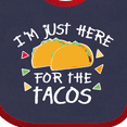 thumbnail image 4 of Inktastic I'm Just Here for the Tacos Cinco De Mayo Boys or Girls Baby Bib, 4 of 4
