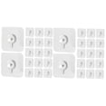 thumbnail image 4 of MLINS 40 pcs Self Adhesive Hooks Heavy Duty Door Wall Adhesive Wall Hooks for Hanging Pictures, 4 of 8