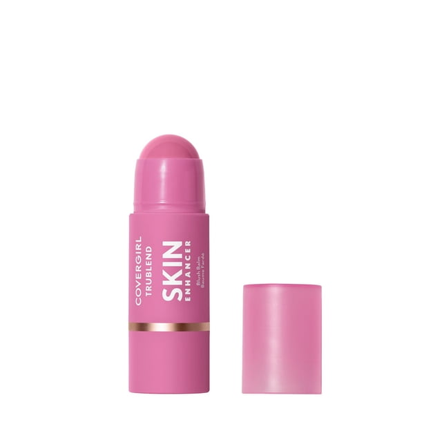 Trublend Skin Enhancer Balm Blush Stick, Vegan Formula, Easy to Use, Glides on Effortlessly, Non-Greasy, Doesn't Crease