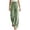 Light Green, variant on Wide Leg Pants for Women Solid High Waist Slacks Drawstring Pocket Casual Work Pants Women Khaki S