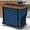 Dark Blue, variant on 230L (60 Gal) Extra Large Fashion Laundry Sorter 3 Section with Lid, Rolling Laundry Basket Hamper with Handle, Laundry Organizer Storage Cart with Sturdy Metal Frame for Laundry Room,Hotel - Blue