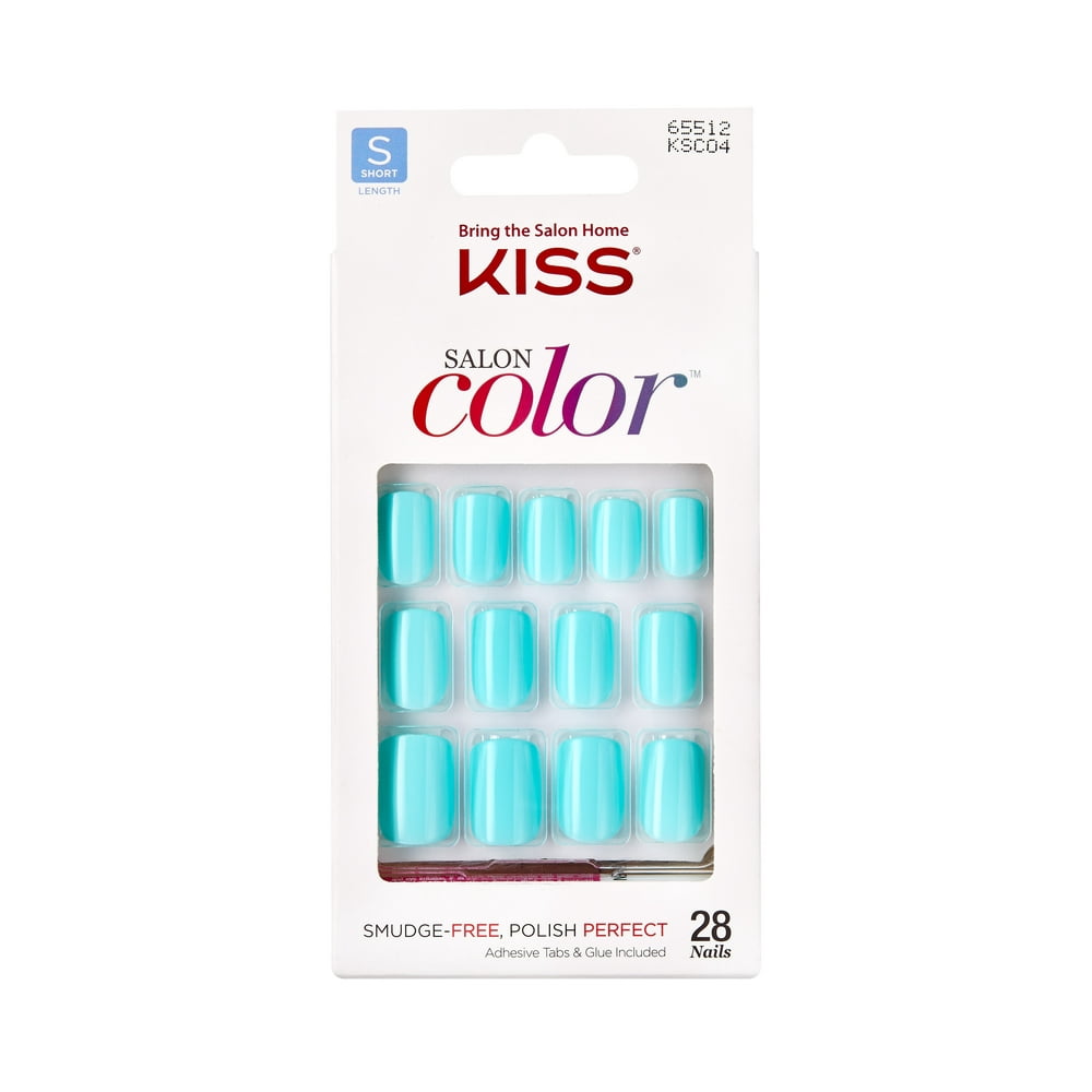 KISS Salon Color Nails, Eclipse - Walmart.com - Walmart.com
