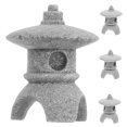thumbnail image 4 of COMPUKAS Sandstone Pavilion Statue Bonsai Decorative Accessories For Garden And Lawn In 0.98X0.98X1.18In, 4 of 8