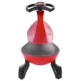 thumbnail image 4 of Wiggle Car Ride On Toy – Sin baterías, engranajes ni pedales – Gira, gira, avanza – Paseos al aire libre para niños de 3 años en adelante de Lil’ Rider, rojo y negro., 4 of 5