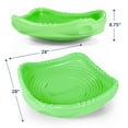 thumbnail image 2 of Simplay3 Rock and Spin Sensory Wobble Disk XL, Seesaw Rocker, Lime Sherbert, 2 of 9