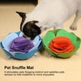 thumbnail image 3 of Pet Slow Feeding Pad Flower Shaped Pet Snuffle Mat for Dogs Nosework Sniffing Bowl Interactive Feed Sniffing P, 3 of 7