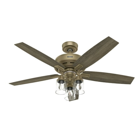 

Hunter Ananova 52 Led Ananova 52 5 Blade Led Indoor Ceiling Fan - Brass