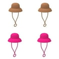 thumbnail image 2 of sunsanly 4Pcs Cowboy Hat Straw Cover Cap for Cup Decor 10mm Reusable Western-Style Drinking Straw Topper Accessories Portable Gifts for Kids Party Favors, 2 of 8