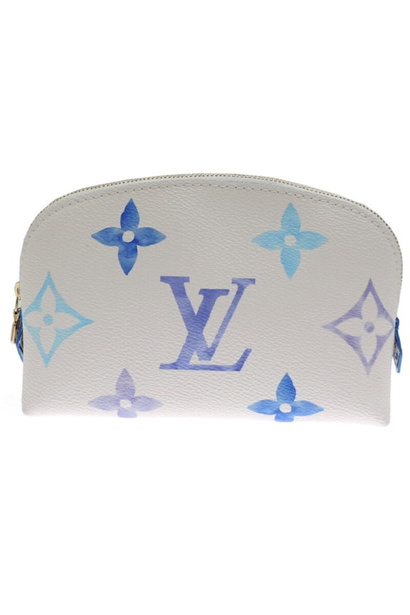 Pre-Owned Louis Vuitton Pochette Tick PM Ladies Pouch M82492 ( ) LV By the Pool White (Good)
