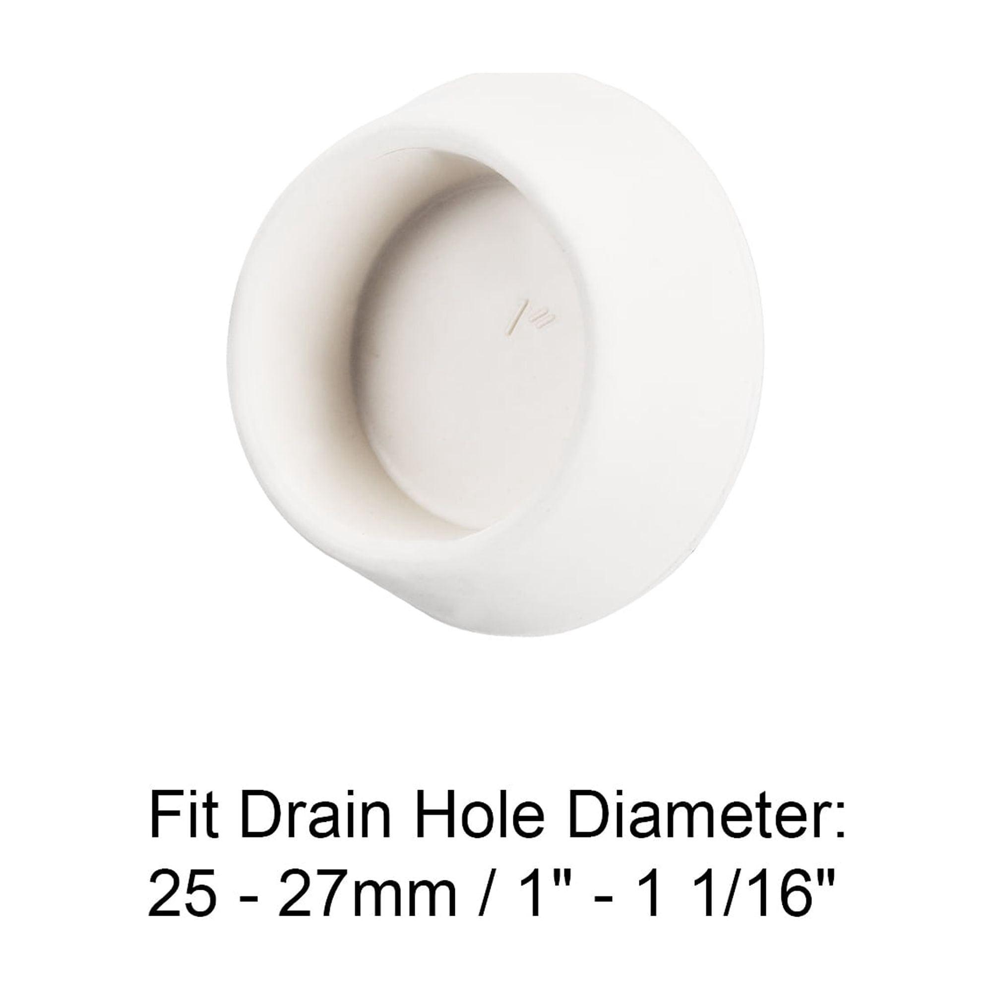 Unique Bargains Rubber Plug Drain Stopper with Hanging Ring for Bathtub 0.91"x1.10"x0.39"