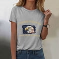 thumbnail image 2 of Duqingm Patriotic Shirts Short Sleeve Independence Day Women’s 250th Anniversary USA Shirt 2026 American Flag Retro Graphic Tee Light Gray,M, 2 of 7