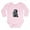 Petal Pink, variant on CafePress - Kiniart Black Doodle D Long Sleeve Infant Bodysuit - Long Sleeve Cotton Baby Bodysuit