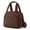 Coffee Brown, variant on TOURIT Insulated Lunch Box Reusable Lunch Tote Bag, Soft Thermal Cooler Bag Food Container with Adjustable Shoulder Strap for Women Men, Work School Picnic Beach, Midnight Black