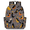Black, variant on Day of the Dead Backpack for Adults, Breathable Adjustable Strap Casual Daypack, Lightweight Helloween Flower Skull Work Laptop Backpack