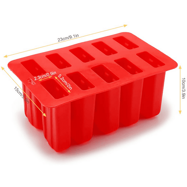 Puree Food Molds Silicone Rubber Meat Cubes Mold - 11 1/2L x 9 1/2W x 1H