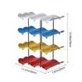 thumbnail image 3 of Steadline Wave Shaped Multi Tier Cup Storage Rack,Color Block Plastic Desktop Organizer,Layered Holder For Mugs Glass Tumblers Coffee Accessories Kitchen Counter Coffee Bar And Pantry Tidying, 3 of 8