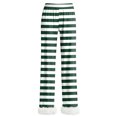 thumbnail image 4 of Women's Fashionable Casual Trousers with Striped Print, Stylish and Trendy Pants for Daily Wear, Casual Outfits, and Women's Fashion Apparel,Army Green,L, 4 of 4