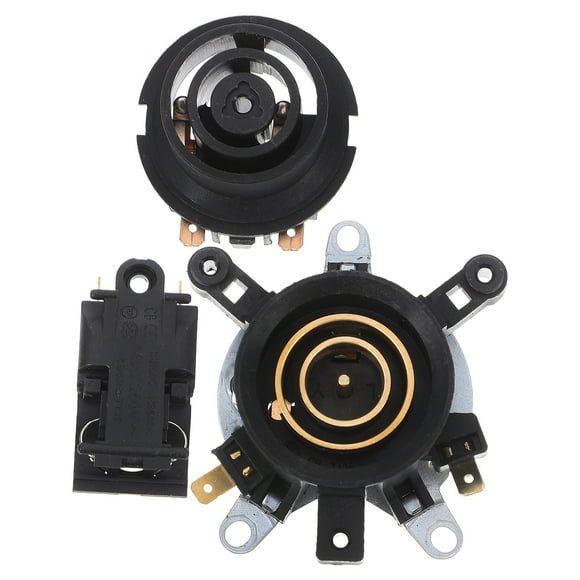 BRIGHTFUFU 2 piezas de control de temperatura Conjunto de zócalo de la base de hervidor de hervidor de hervidor de hervidor